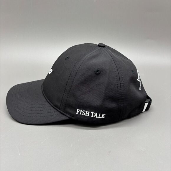 Lenny & Joe’s Fish Tale Hat Feeding Frenzy Apparel Black Baseball Cap UPF 50+ - Picture 4 of 7